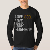 Amour désespéré Dieu Aimez Votre Voisin, Jésus Vit