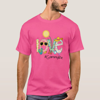 T-shirt Amour d'été pour femmes Gammylife Vacances d'am