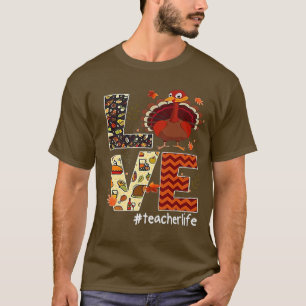 T-shirt amour dinde grâces Action Joyeuse automne Yall Aut