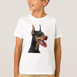 T-shirt amour Doberman Dog