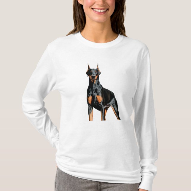 T-shirt amour Doberman Dog (Devant)