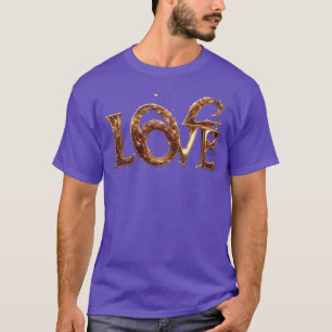 T-shirt AMOUR DORÉ BRILLANT JOAILLÉ EXT AI GÉNÉRÉ vintage