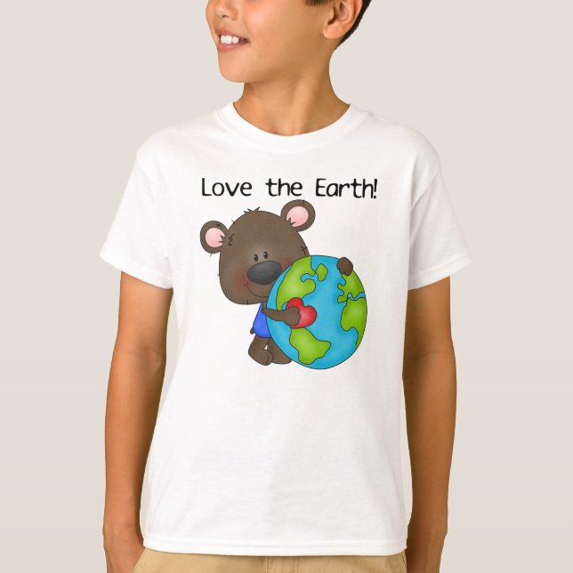 T-shirt Amour d'ours la terre (Devant)