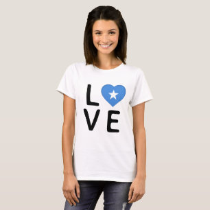 T-shirt Amour - Drapeau Somalie