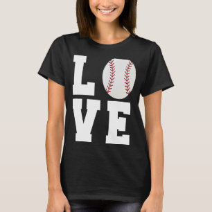T-shirt Amour Drôle Baseball Maman Papa Coach Joueur Athlè