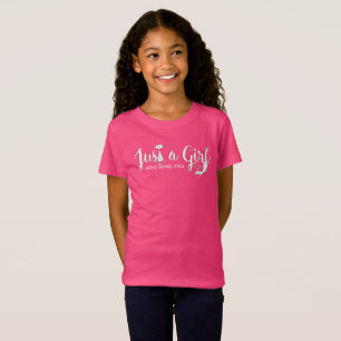 T-Shirt Amour du chat de la fille juste une pièce en t de