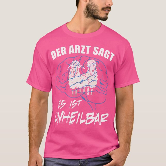 T-shirt Amour du mouton fermier fermier non cicatrisant du (Devant)
