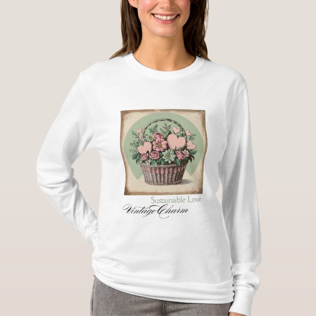 T-shirt Amour durable, charme Vintage (Devant)