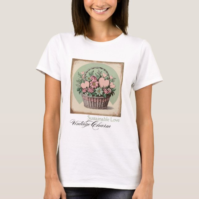 T-shirt Amour durable, charme Vintage (Devant)