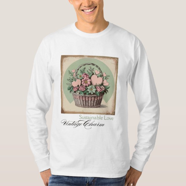 T-shirt Amour durable, charme Vintage (Devant)