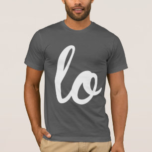 T-SHIRT AMOUR ÉCRIVANT À GAUCHE - BLANC - .PNG