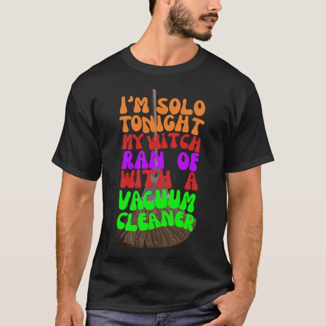 T-shirt Amour éffrayant perdu : Sorcières à cheval Vacuums (Devant)