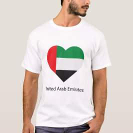 T-shirt Amour Émirats Arabes Unis