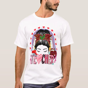 T-shirt Amour Enseignant Math Noël Enseignant Vie Correspo