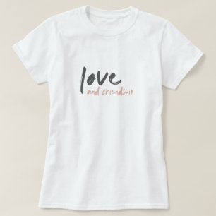 T-shirt Amour et amitié   Modern Forever Friend Bestie