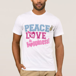 T-shirt Amour et bonheur de paix