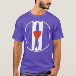 T-shirt amour et coeur de fusées