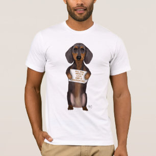 T-shirt Amour et Dachshund