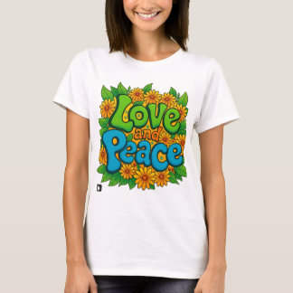 T-shirt amour et paix
