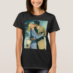 T-shirt Amour et romance vintage, danse de Noël