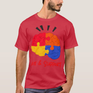 T-shirt Amour et soutien pour les personnes handicapées De