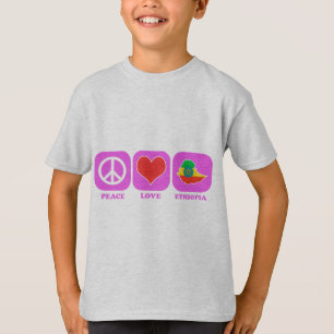 T-shirt Amour Ethiopie de paix