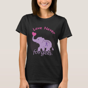 T-shirt Amour Fin Alzheimer Fin Heimer Sensibilisation Hei