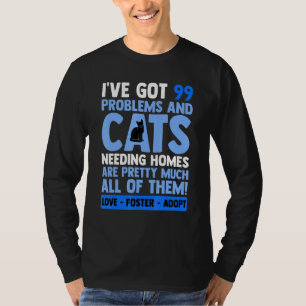 T-shirt Amour Foster Adopter Chat Adoption Animal Rescue C