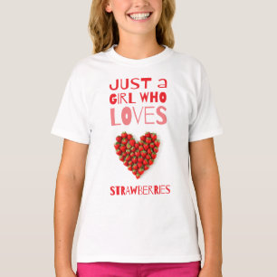 T-shirt Amour fraise
