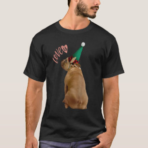 T-shirt Amour French Bulldog Frenchie Maman Papa Chien Chi