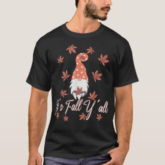 T-shirt Amour Gnome Thanksgiving Joyeux automne automne Ya