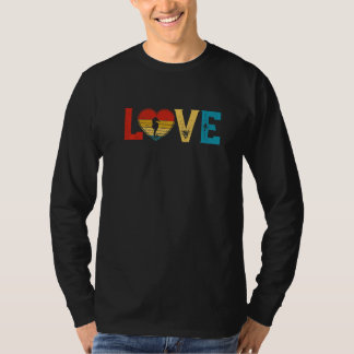 T-shirt Amour Hippocampe Mignon Amoureux Animaux Cœur Sain