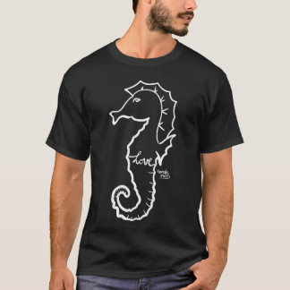 T-shirt Amour hippocampe rétro