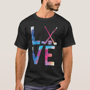 T-shirt Amour Hockey sur glace filles Hockey femmes Hockey