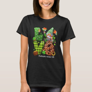 T-shirt Amour Infirmière pédiatrique Vie Gnomes Jour de la