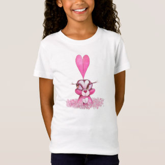 T-shirt amour lapin - taille enfant