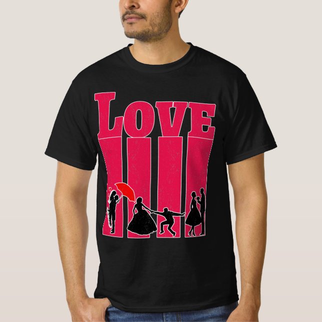 T-shirt Amour | Les meilleurs cadeaux de la Saint Valentin (Devant)