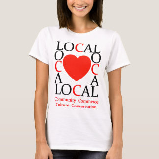 T-shirt Amour local