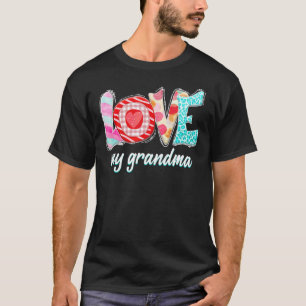 T-shirt Amour Ma grand-mère Joyeuse Fête des mères