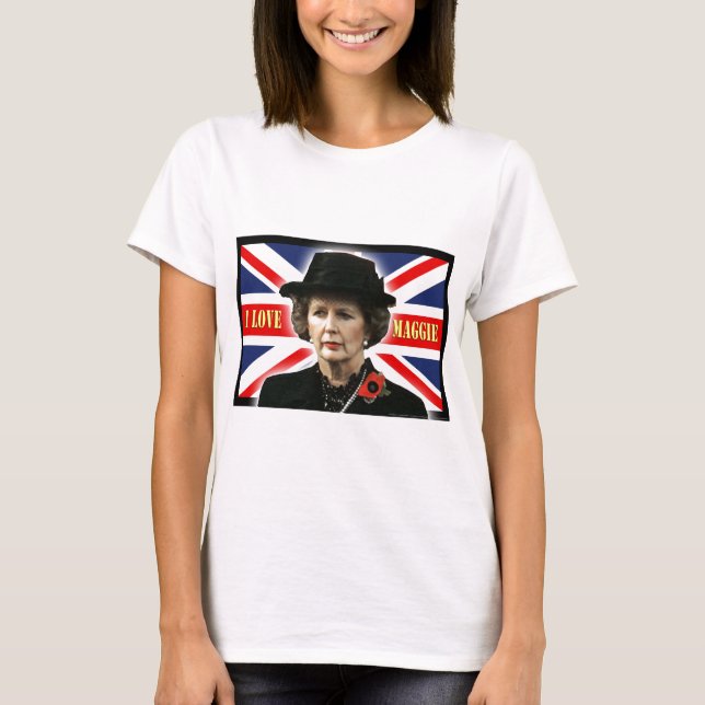 T-shirt Amour Maggie de Margaret Thatcher I (Devant)