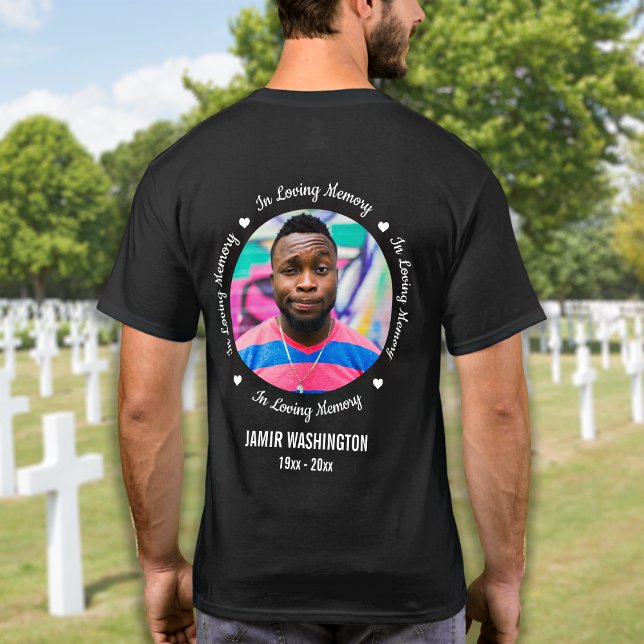 T-shirt Amour Mémoire personnalisée Photo Memorial Walk Fu (Créateur téléchargé)