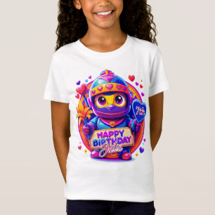 T-Shirt Amour mignon & Art à thème Ninja, Cadeau d'anniver