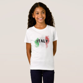 T-Shirt Amour Moderne Italie Drapeau Rome Souvenir