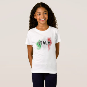 T-Shirt Amour Moderne Italie Drapeau Rome Souvenir