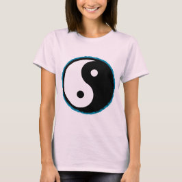 T-shirt Amour, Paix et Tie Dye Yin Yang Top