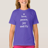 Amour, Paix, Joie et Voler, Phrase de Voyage Posit