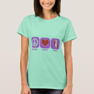 T-shirt Amour Pérou de paix