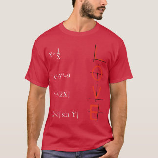 T-SHIRT AMOUR POUR LA FAMILLE DE SOLUTION MATHÉMATIQUE