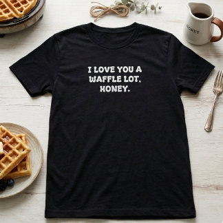 T-shirt Amour pour la typographie de jeu de mots au petit 