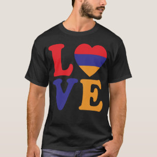 T-shirt Amour pour l'Arménie